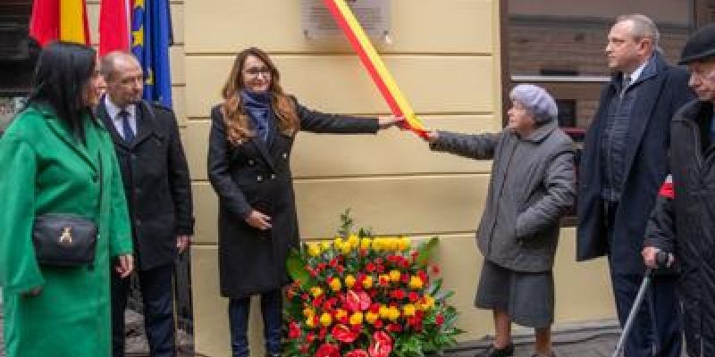 Odsłonięto tablicę pamiątkową Józefa Stankiewicza ps. Ziutek