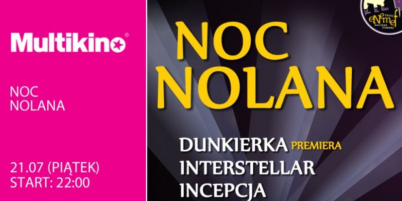 KONKURS! Do wygrana bilet na Noc Filmów Christophera Nolana!