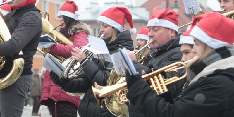 Flashmob świąteczny na Placu Zamkowym