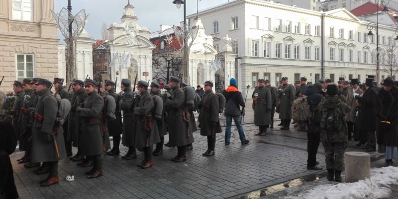 Uroczyste obchody "100-lecia wkroczenia Legionów Polskich do Warszawy 1 grudnia 1916 r".