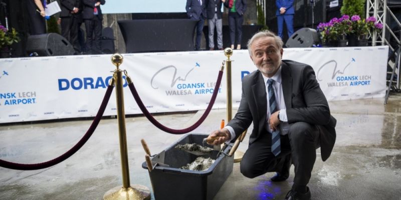 Rośnie terminal pasażerski  w Porcie Lotniczym Gdańsk im. Lecha Wałęsy