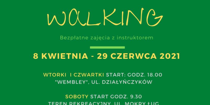 Zajęcia nordic walking w Rembertowie