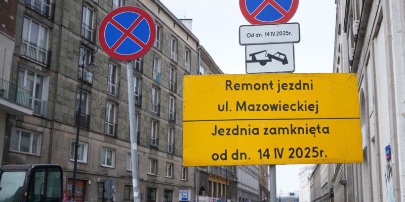 Od dziś zamknięta ul. Mazowiecka