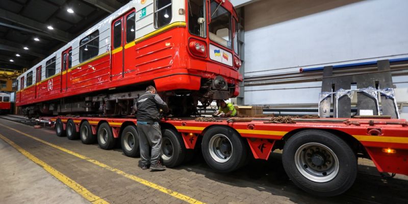 Pierwszy pociąg metra wyjechał do Kijowa