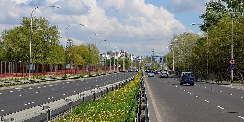 Objazdy na warszawskich drogach