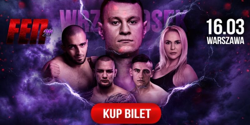 WYJĄTKOWY KONKURS! WYGRAJ PODWÓJNĄ WEJŚCIÓWKĘ NA GALĘ FEN 24!