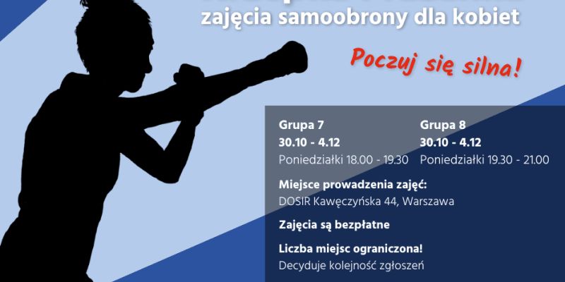 Krzepka Prażanka - BEZPŁATNY kurs samoobrony dla mieszkanek