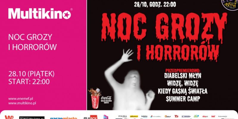 Konkurs! [ROZWIĄZANIE] ENEMEF w Multikinie Ursynów – wygraj podwójną wejściówkę na noc grozy i horrorów!