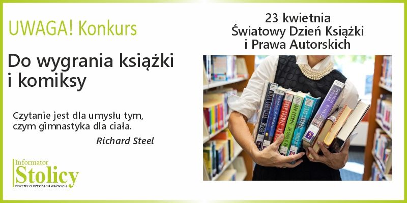 KONKURS – wygraj książki i komiksy