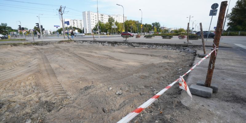 Trwa budowa parku kieszonkowego na Bemowie