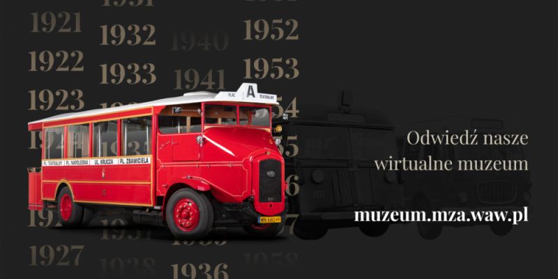 Wirtualne muzeum warszawskich autobusów otwiera się na zwiedzających