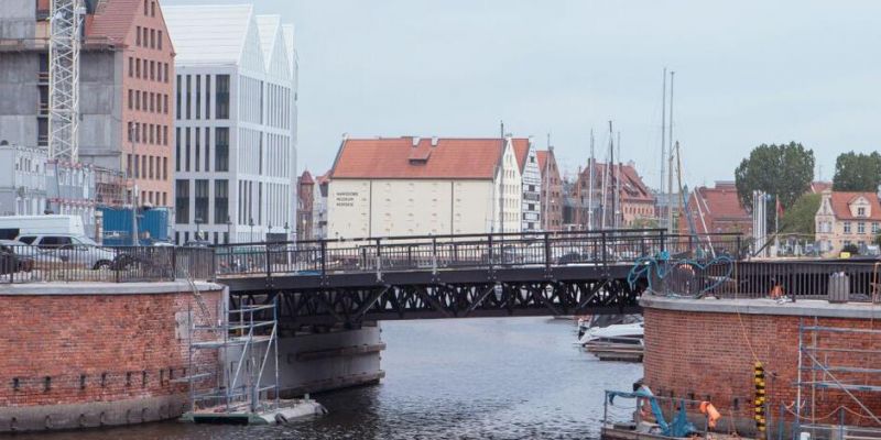 Udostępnienie Mostu Stągiewnego dla pieszych. Oficjalne otwarcie na początku sierpnia