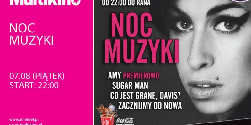 Noc Muzyki z premierą filmu „Amy”