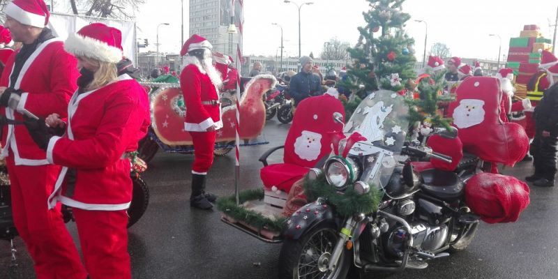 MotoMikołajki na Zimowym Narodowym