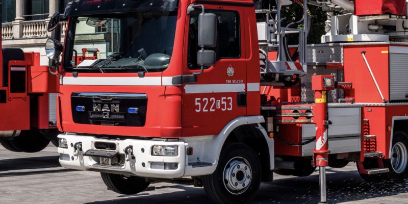 Pożar w hotelu pod Żyrardowem. Ewakuowano wszystkich gości i pracowników