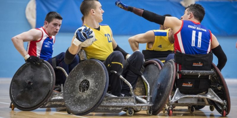 Turniej polskiej ligi rugby na wózkach