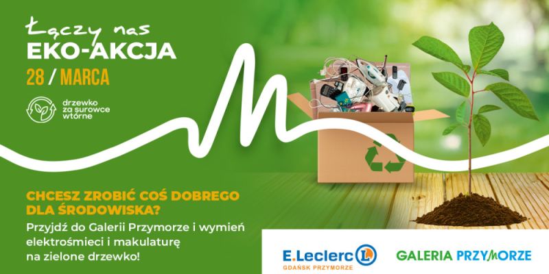 Zielona akcja w Galerii Przymorze: Drzewko za surowce wtórne