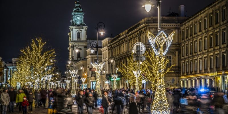 Trakt Królewski świątecznym deptakiem