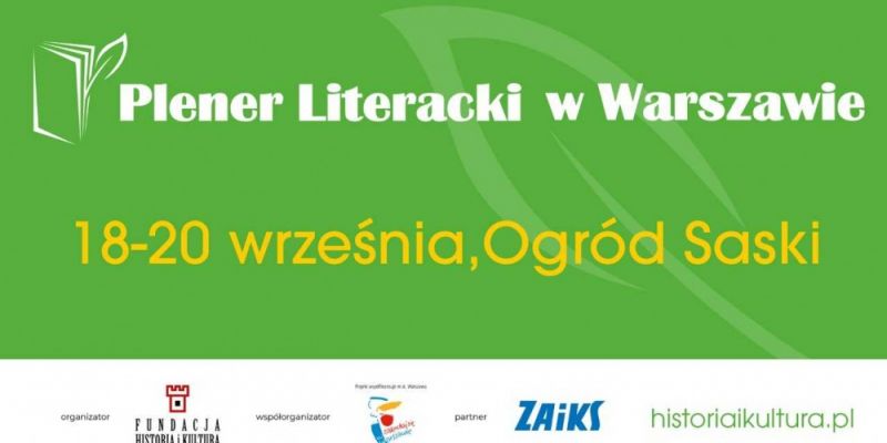 Ogród Saski pełen literatury