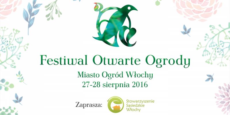 Festiwal Otwarte Ogrody powraca do dzielnicy Włochy. Mieszkańcy  otwierają swoje ogrody.