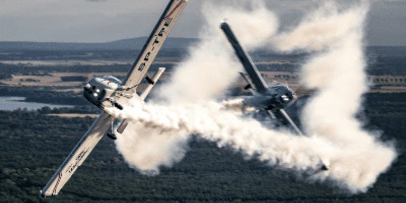 81. rocznica wybuchu  Powstania Warszawskiego . Znak Polski Walczącej na niebie