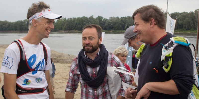 Biegacze Run Wisła w Warszawie