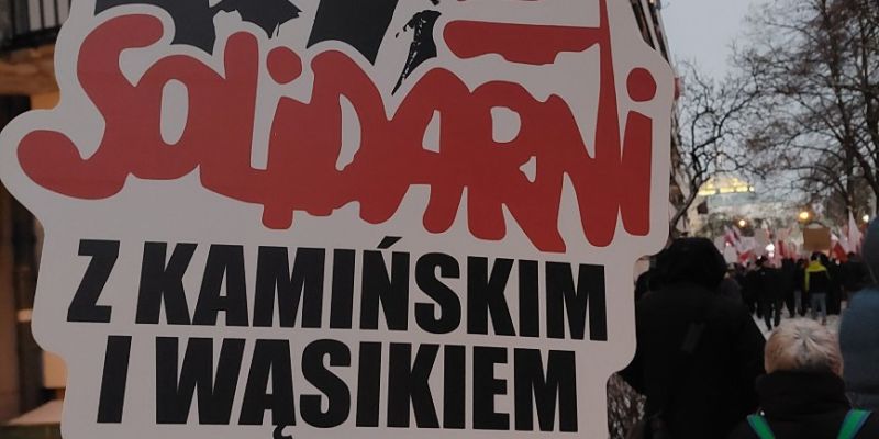 Trwa "Protest Wolnych Polaków"