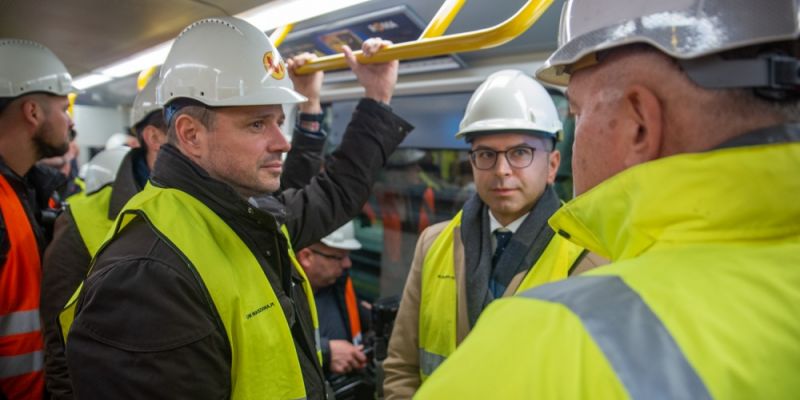 Metro dojechało do stacji Księcia Janusza