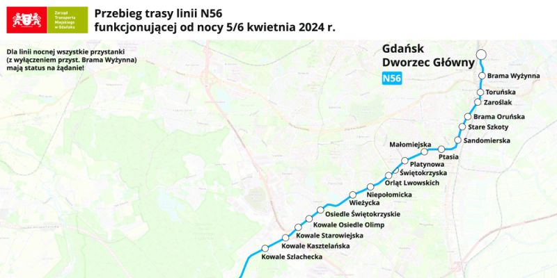 5 kwietnia ruszy nowa nocna linia autobusowa