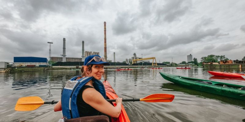 Literackie kajaki, czyli spływaj z Bargielską