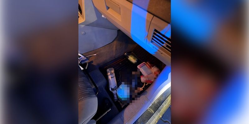 Z blisko 3 promilami i butelką po wódce za kierownicą