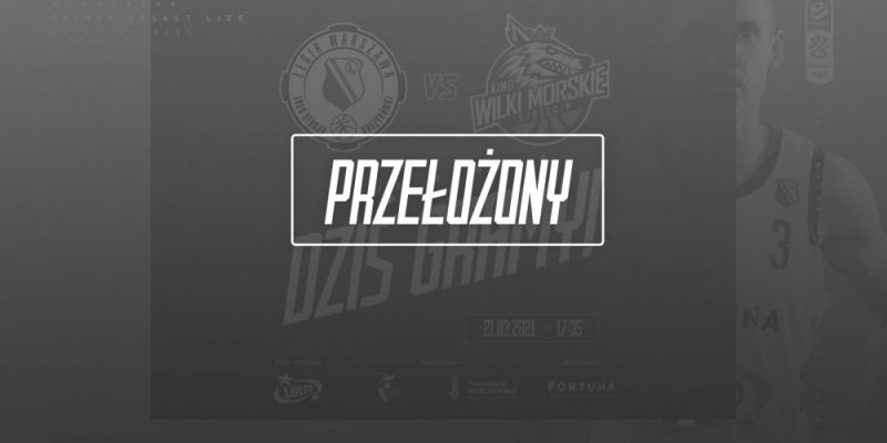 Mecz z Kingiem Szczecin  przełożony na 28 marca