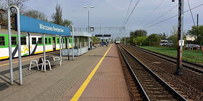 Prace na torach do Rembertowa