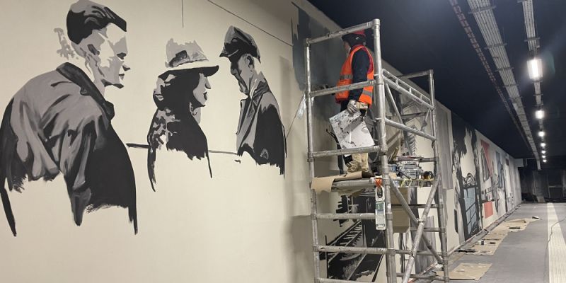 Trwają prace wykończeniowe pod Warszawą Gdańską. Będzie niespodzianka dla pasażerów