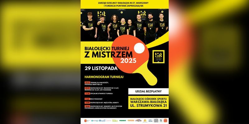 Już jutro wielkie tenisowe święto.  Białołęcki Turniej z Mistrzem 2025