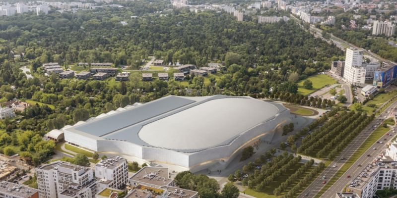 Nowe Stegny – tak będzie wyglądać lodowe serce Warszawy