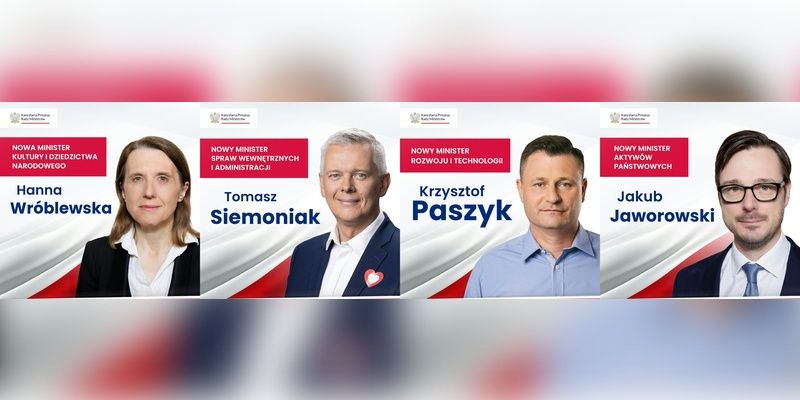 Nowi ministrowie w Rządzie