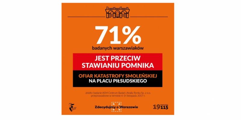 Warszawiacy nie chcą pomników na placu Piłsudskiego