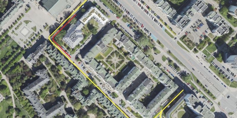 Remont ulicy Dzwonniczej i Pasażu Ursynowskiego na Ursynowie