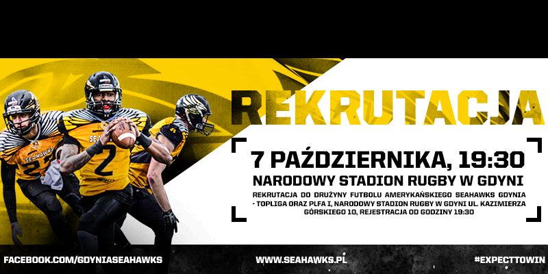 Klub Futbolu Amerykańskiego Seahawks rekrutuje!