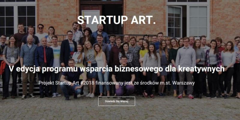 Startuje piąta edycja programu Startup Art.!