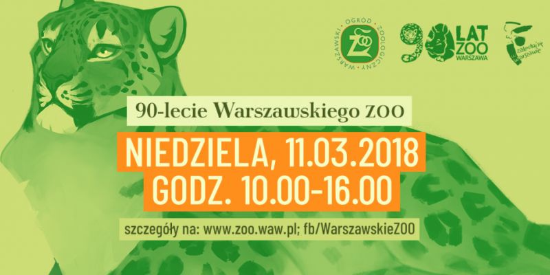 Warszawskie ZOO będzie świętować swoje 90. urodziny!
