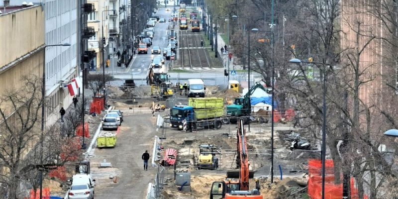 Tramwaj na Rakowieckiej. Kolejne zmiany w organizacji ruchu