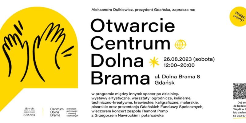 Otwarcie Centrum Dolna Brama: spacer, wystawy, warsztaty i koncert