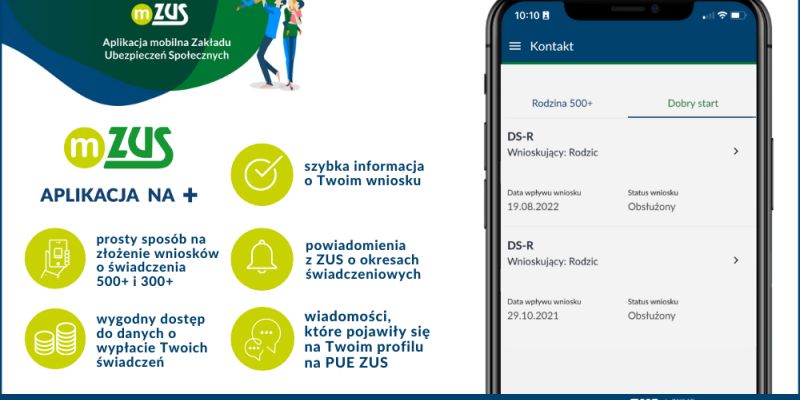 Zakład Ubezpieczeń Społecznych uruchamia swoją pierwszą aplikację mobilną.