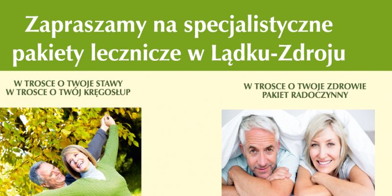 Lądek Zdrój - specjalistyczne pakiety lecznicze