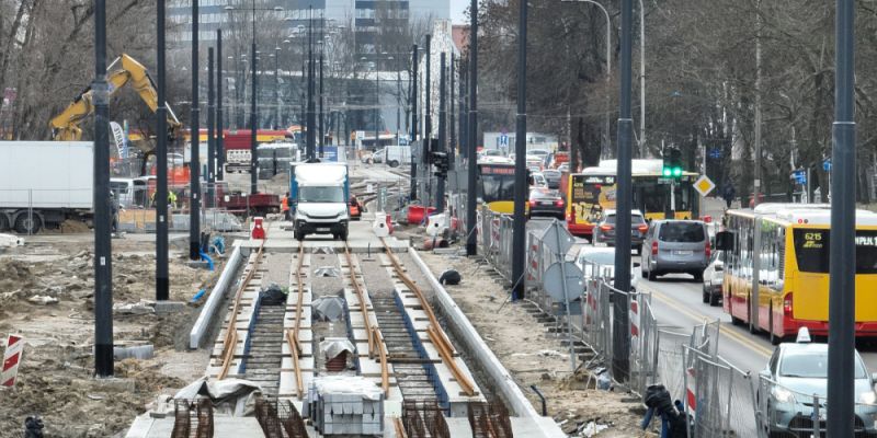 Budowa Tramwaju do Dworca Zachodniego, ulica Białobrzeska zostanie zamknięta
