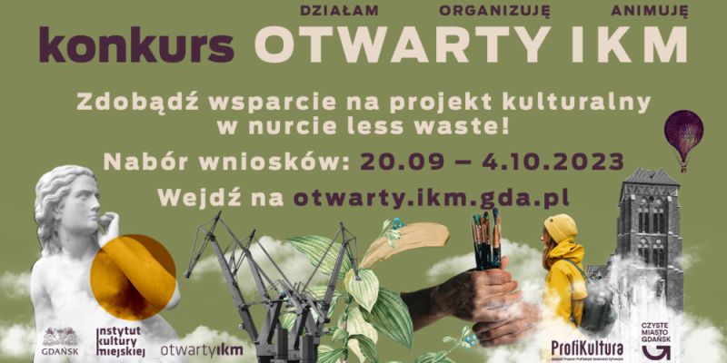 IKM otwiera się na ekokulturalne inicjatywy! Rozpoczęty nabór projektów