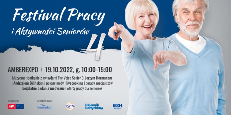 W środę startuje 4 Festiwal Pracy i Aktywności Seniorów