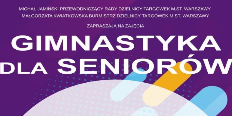 Bezpłatne zajęcia gimnastyki dla seniorów